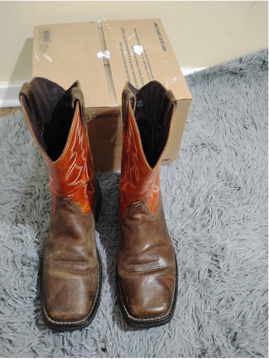 Ariat Work Men Size 12D Leather Cowboy Boots Astm F2892&17 main image 6